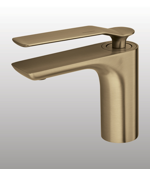 Basin Mixer - Short Body (Brushed Gold) – Aquant India